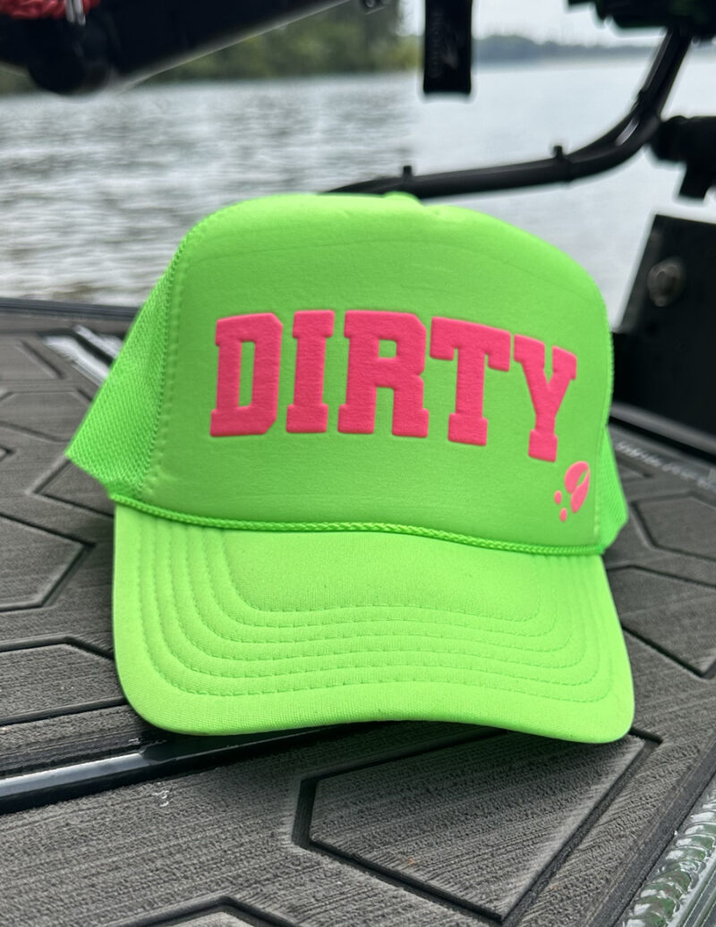 Dirty Foam Trucker Hat Neon Green